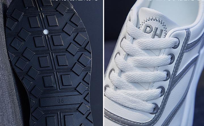 Versatile Leather Platform Shoes