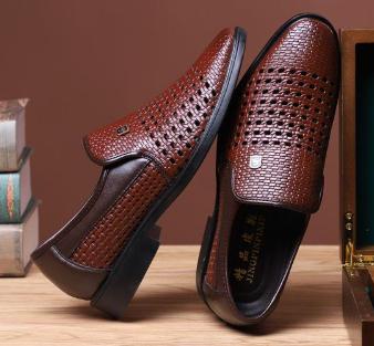 Men's Hollow Breathable Soft Bottom Shoes