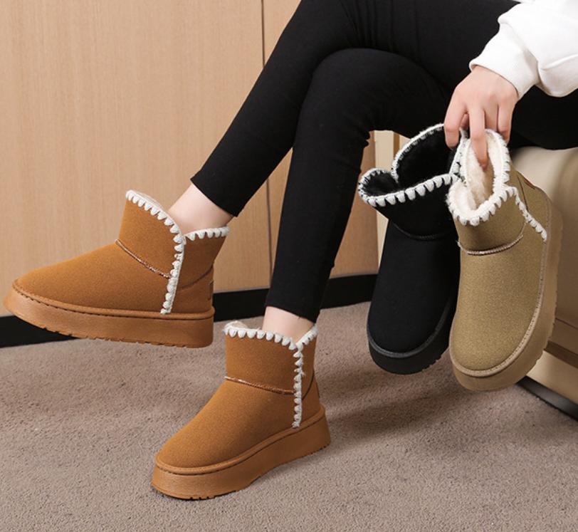 Casual Suede Non-Slip Snow Boots