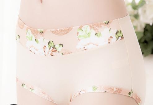 Flower Antibacterial Cotton Gynecological Panties