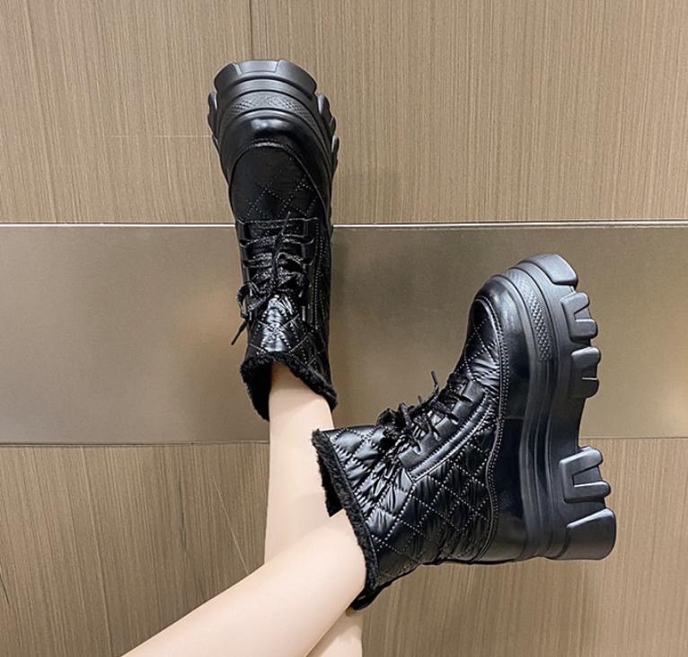 Waterproof Thick-Sole Platform Snow Boots
