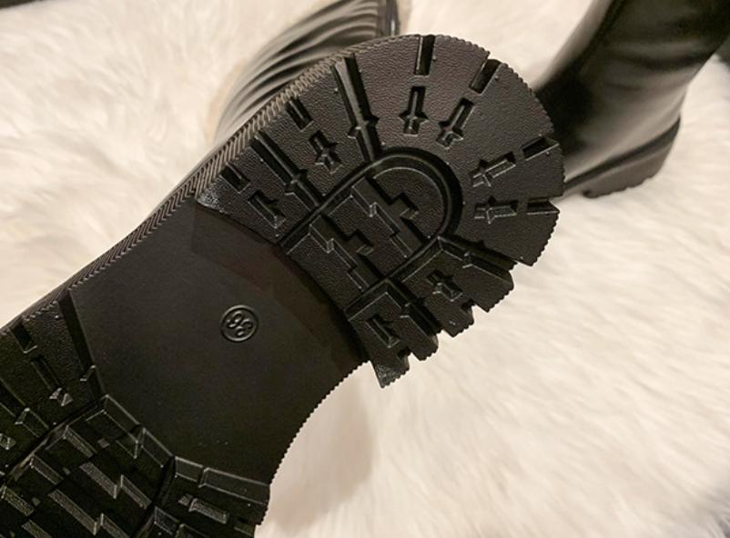 Solid Color Fur Fleece Lined Waterproof Snow Boots