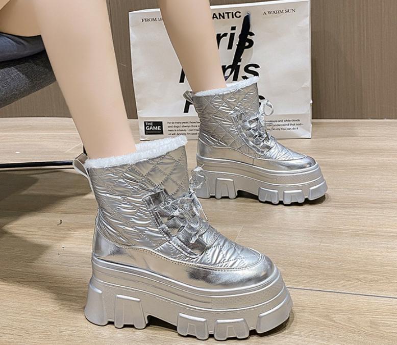 Waterproof Thick-Sole Platform Snow Boots