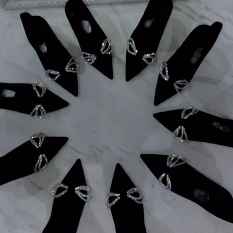 Stylish Rhinestone Elastic Boots