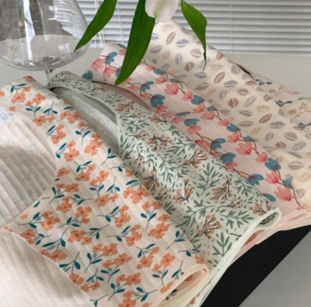 Flower Ribbing Antibacterial Gynecological Panties