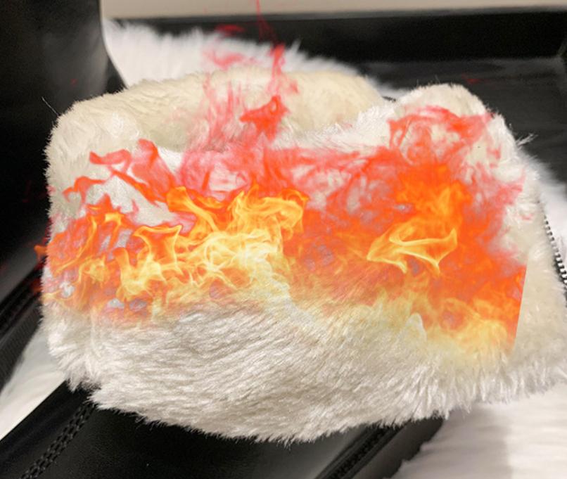 Solid Color Fur Fleece Lined Waterproof Snow Boots