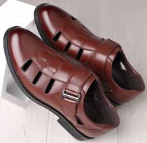 Cowhide Soft Breathable Hollow Sandals