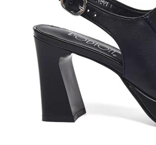 Fish Mouth Block Elegant High Heels Sandals