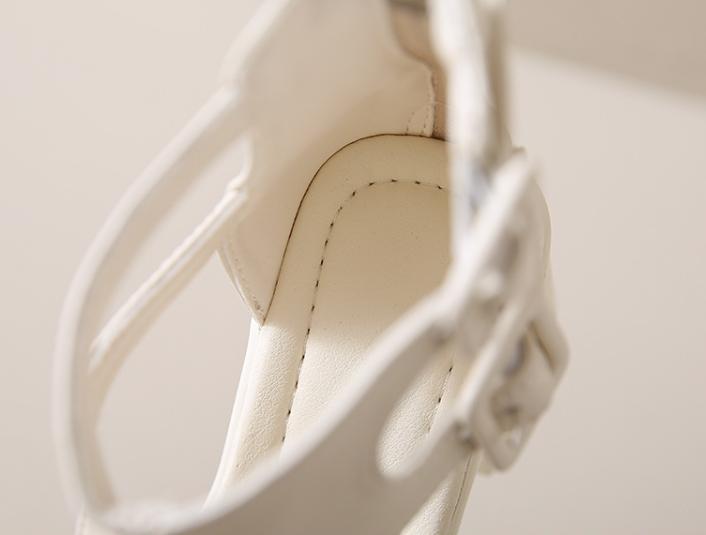 Cross-Strap Casual Roman High Heels Sandals