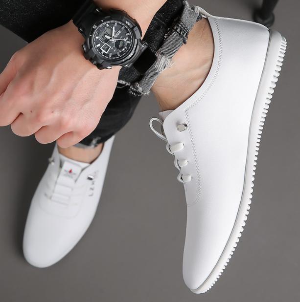 Leather Lightweight Soft-Soled Shoes