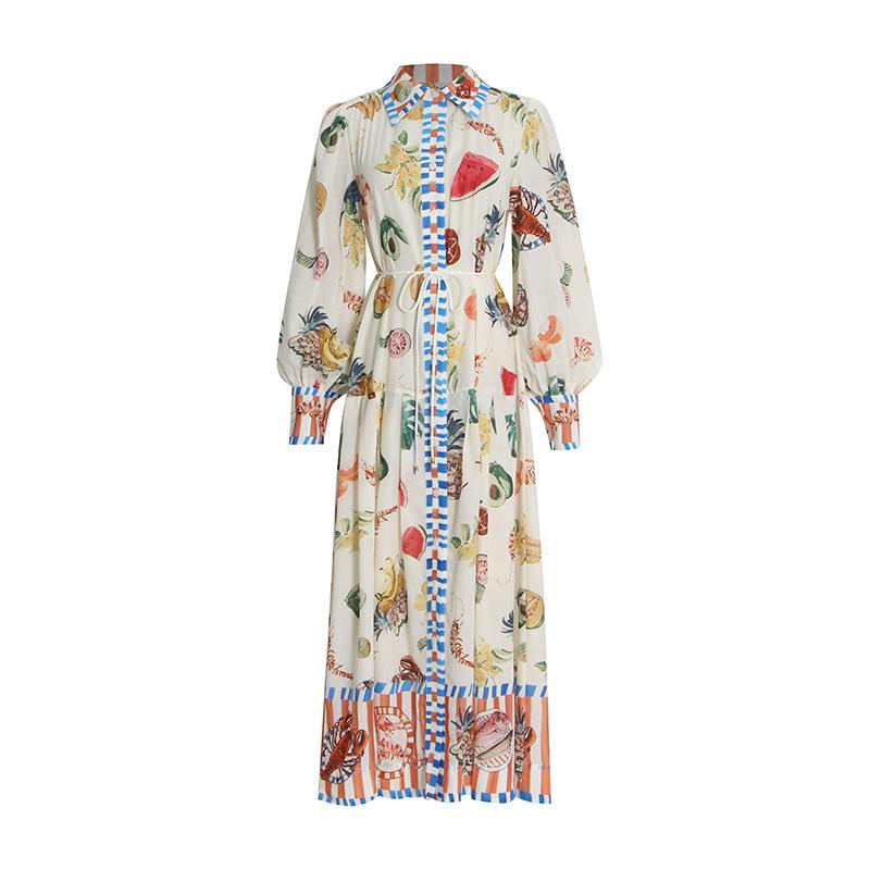 Theo Fruit Midi Dress