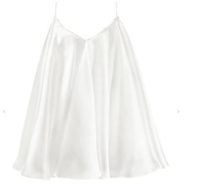 White Straps V-neck Mini Dress