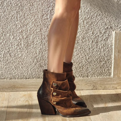 Pointed-Toe Bare Boots