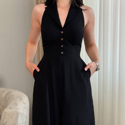 Black Casual Jumpsuit