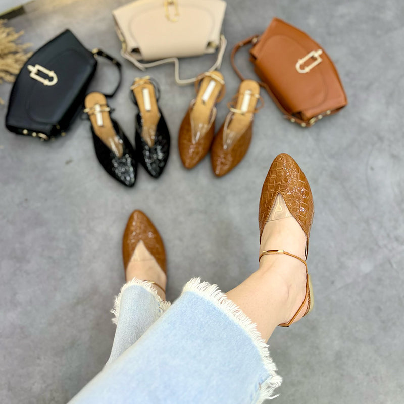 Two-Wear Leather Casual Shoes