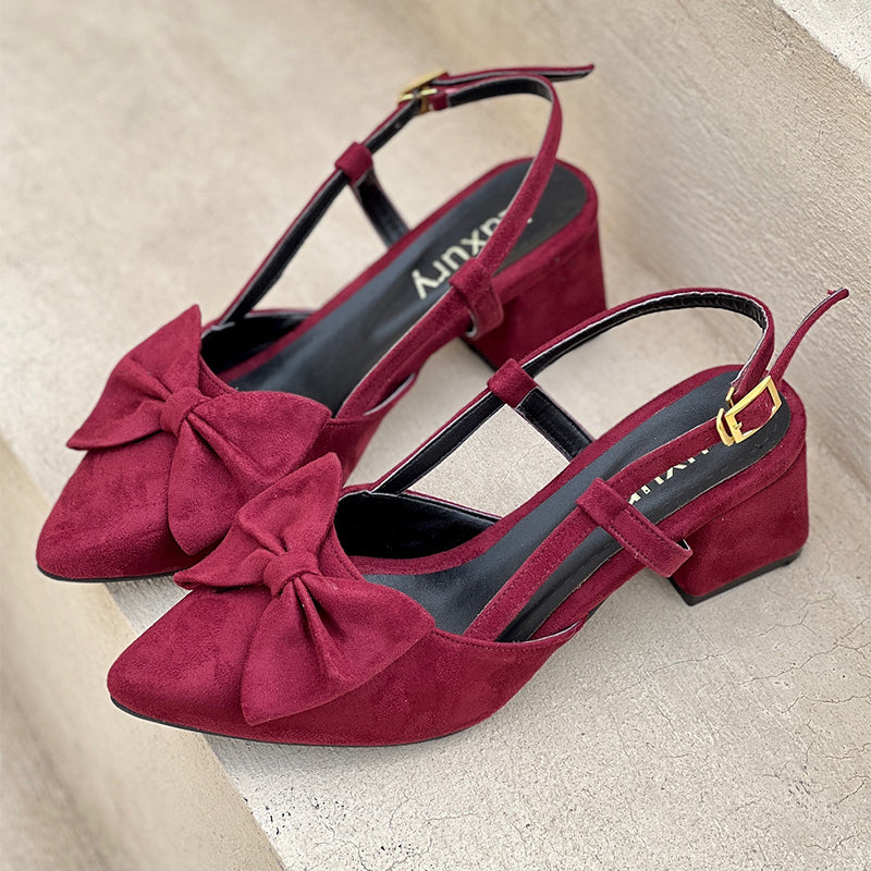 Suede Low-Heels Shoes