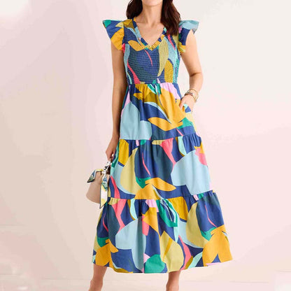 Colorful Printed Dress