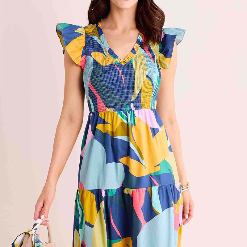 Colorful Printed Dress