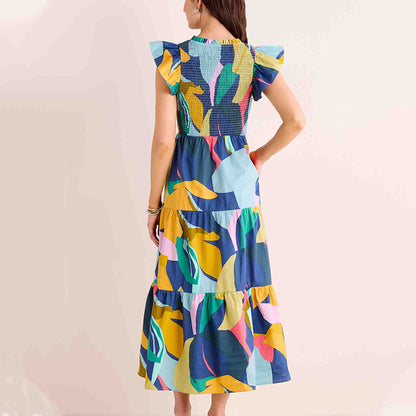 Colorful Printed Dress