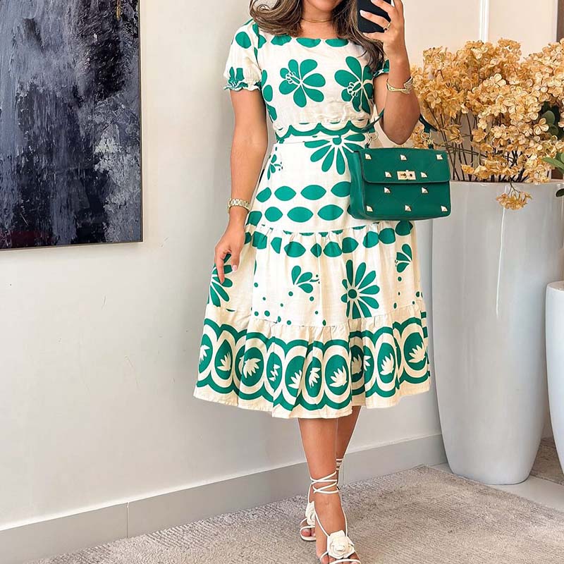 Square Neck Comfort Dress