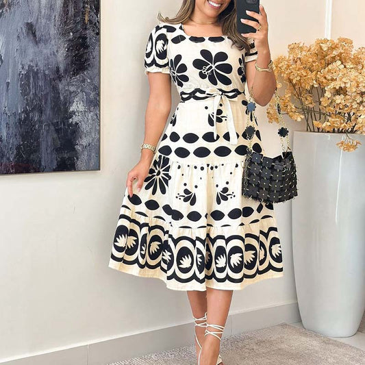 Square Neck Comfort Dress