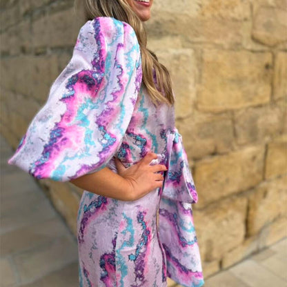 Spring Printed Chic Dress