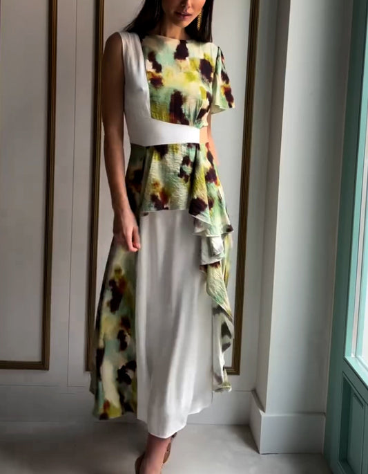 Patchwork Maxi Dress