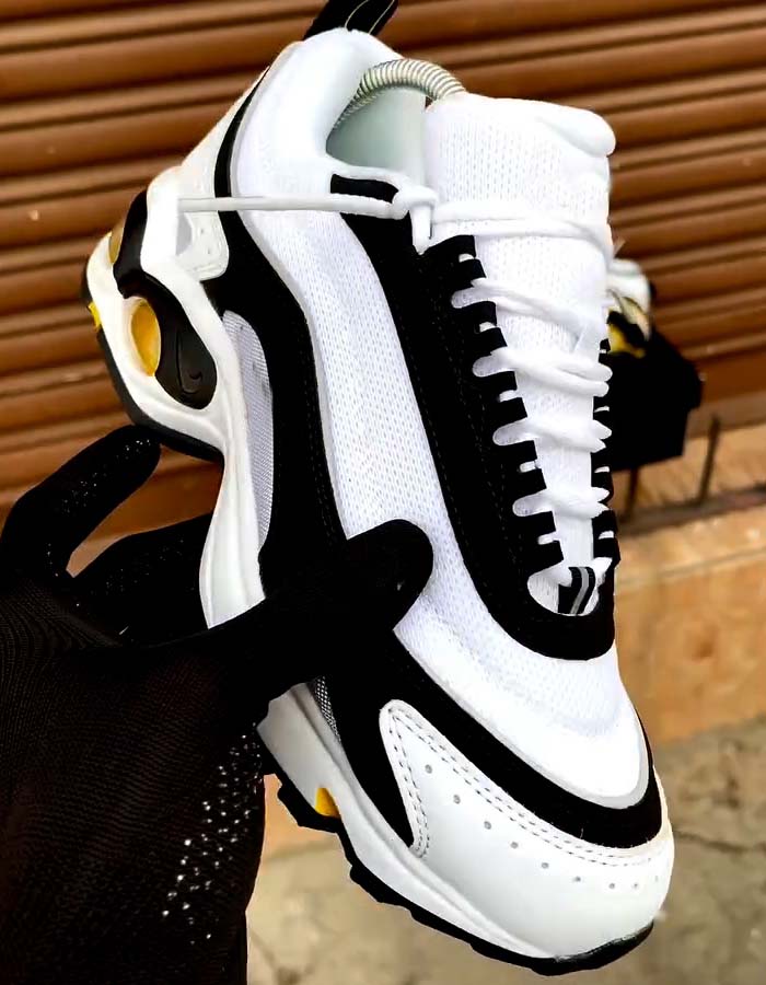 White Air-Cushion Sneakers