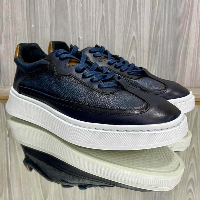 Italy Leather Casual Shoes
