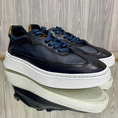 Italy Leather Casual Shoes