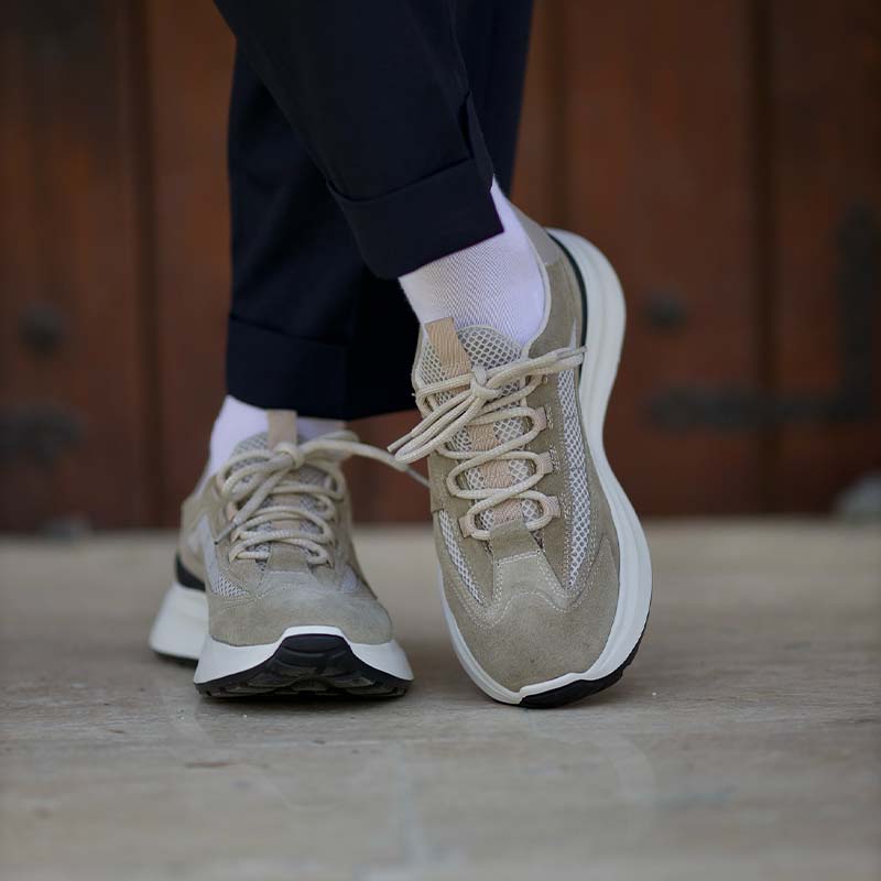 Breathable Lace-Up Sneakers