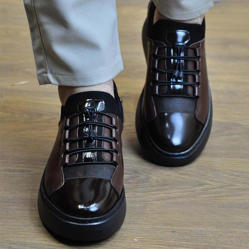 Brown Leather Soft-Sole Shoes