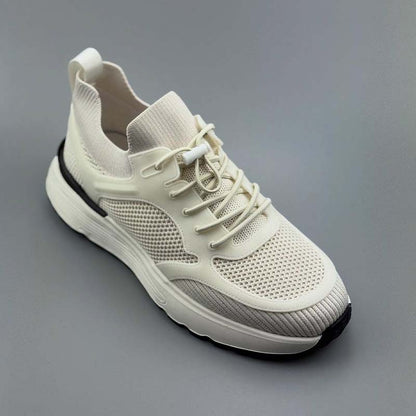 Stretch Lace-Up Sneakers