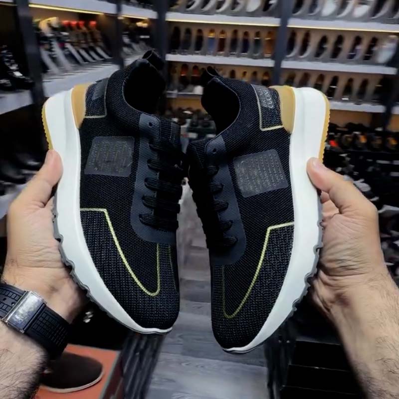 Black Hiking Sneakers