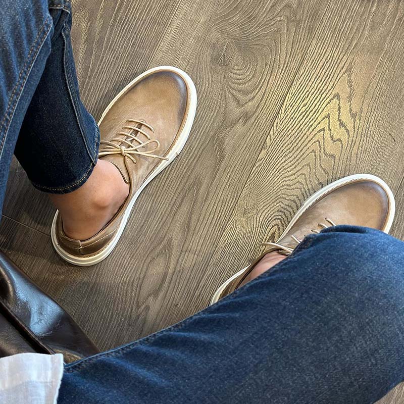Khaki Casual Shoes