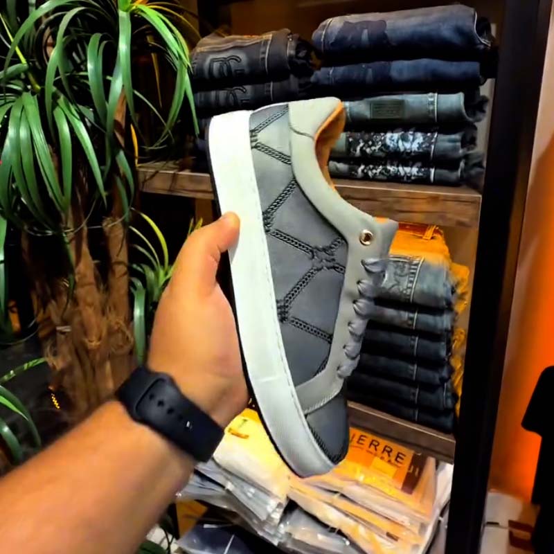 Green Woven Shoes