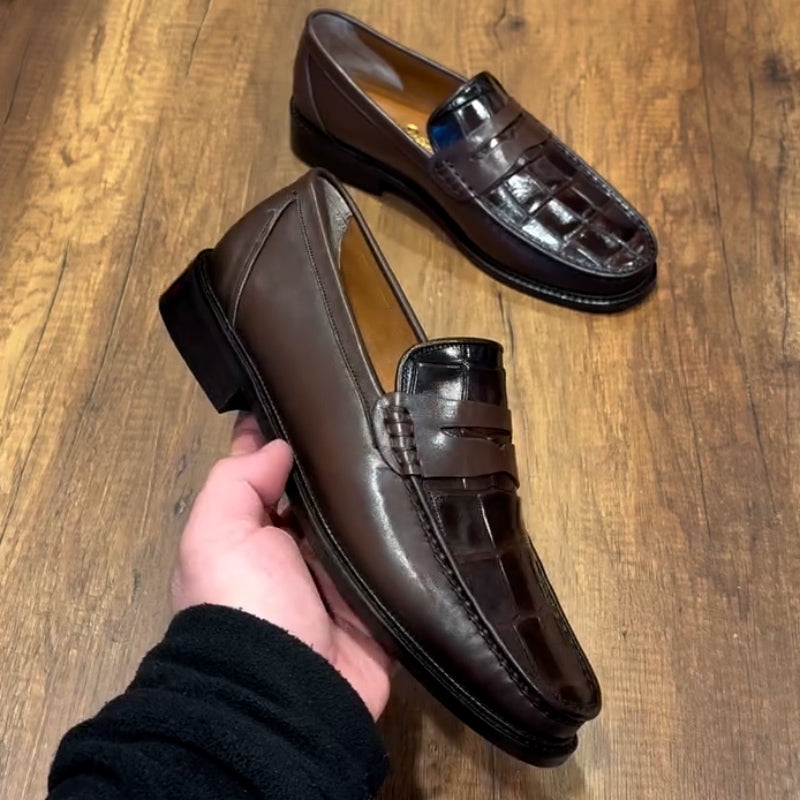 Soft Leather Flat Shoes