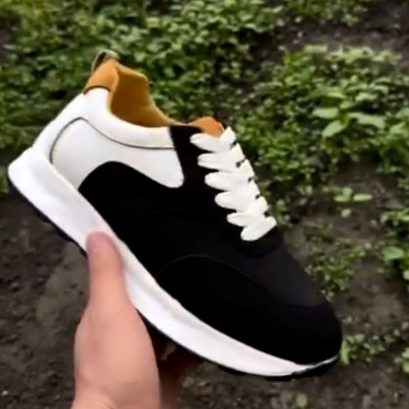 Black-White Casual Sneakers