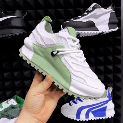 Spliced Breathable Sneakers