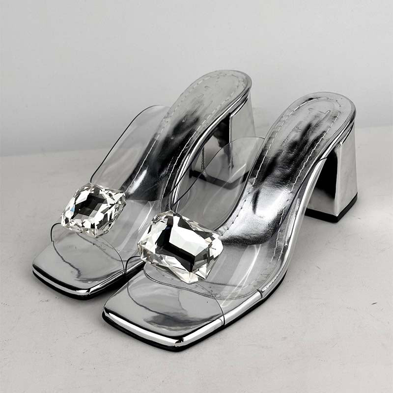 Comfortable Thick-Heel Slippers