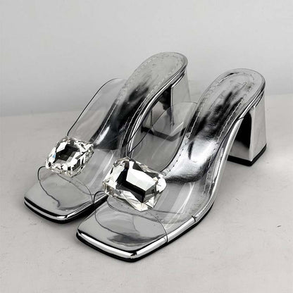 Comfortable Thick-Heel Slippers