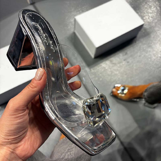 Comfortable Thick-Heel Slippers