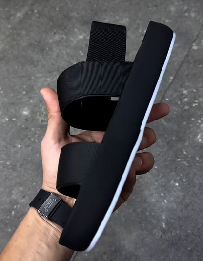 Black Soft-Sole Sandals
