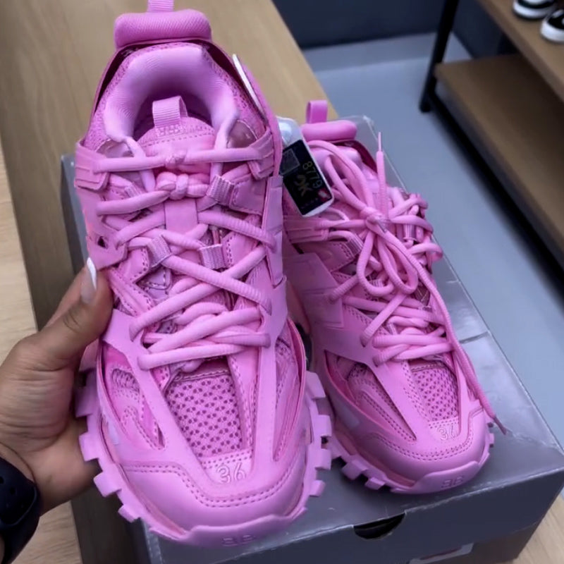 Pink Breathable Sneakers
