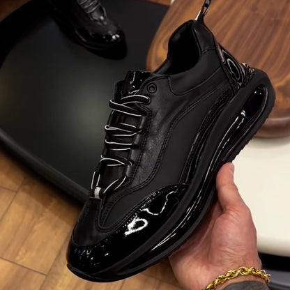 Black Casual Chunky Sneakers