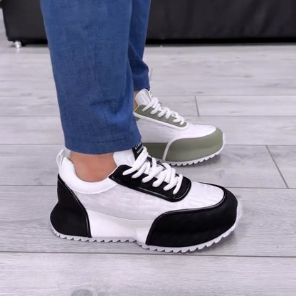 Running Thick-Sole Sneakers