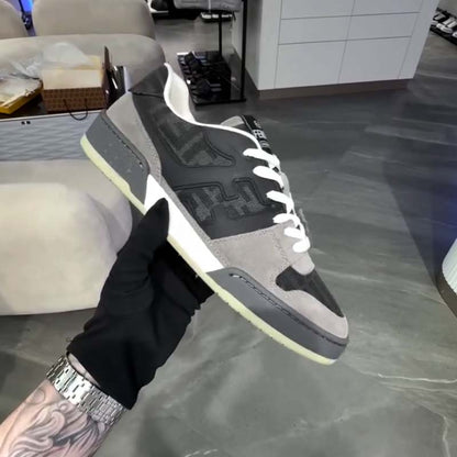 Gray Platform Casual Shoes