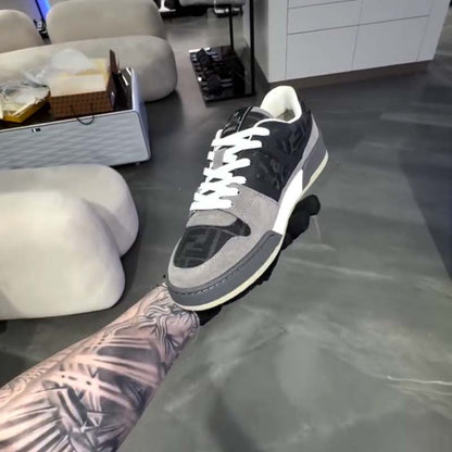 Gray Platform Casual Shoes