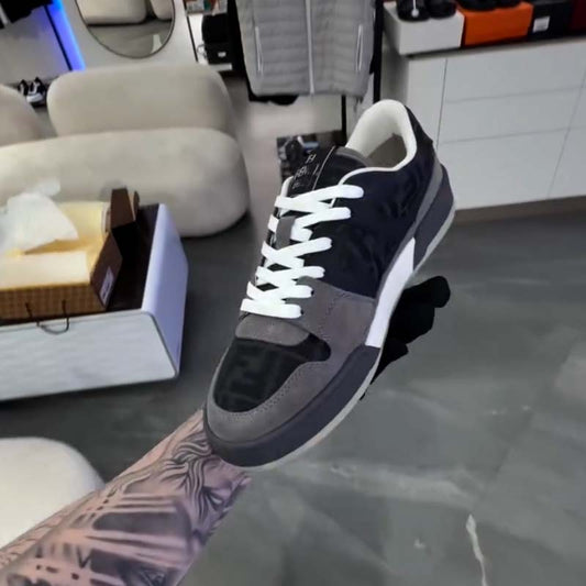 Gray Platform Casual Shoes