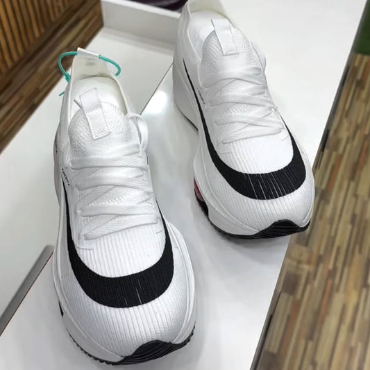 White Soft Chunky Sneakers